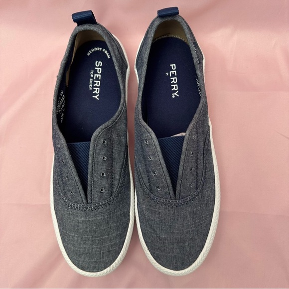 Sperry Women’s Slip-On Canvas Sneakers Size 9 Everyday Casual Shoes - Picture 4 of 9